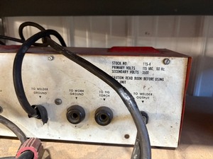 lot 56 image: Century High Frequency Box for Tig Welder with Stick Welder