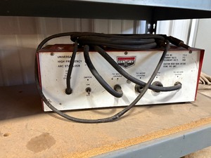 lot 57 image: Century High Frequency Box for Tig Welding with Stick Welder