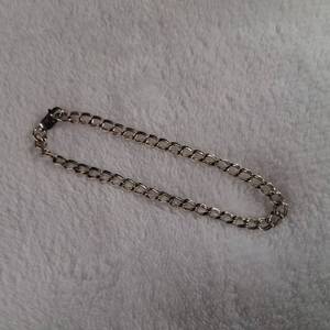 lot 70 image: 7 inch Double Link Sterling Chain Bracelet - 3.0g