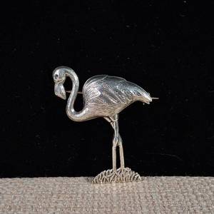 lot 82 image: Flamengo PinBrooch - Sterling - Approx 2 inches - 4g