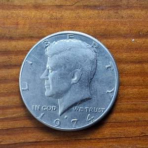 lot 333 image: 1974-D Kennedy Half Dollar  40% Silver  1974-D (Denver) 79,066,300 struck