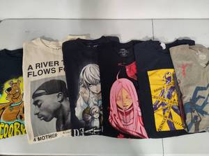 lot 31 image: Lot of Assorted Novelty T-Shirts
