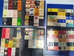 lot 44 image: Vintage Matchbook Covers