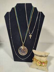 lot 73 image: Costume Jewelry by Premier Designs, Brighton Venezia, Erica Lyons & BCB