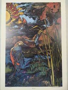 lot 100 image: Heron SignedNumbered by Minnesota Artist Barbara Dettler