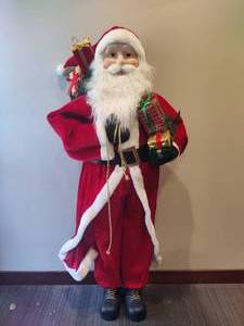 lot 130 image: Free-Standing Santa Claus