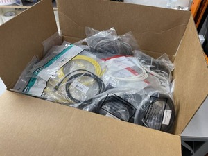 LARGE Lot of NEW Network  CAT5 & CAT6 Pro Cables with RJ45 Connectors - Various Lengths & Colors - 14 lbs