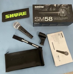 Shure SM58 Iconic Industry-Standard Professional Cardioid Dynamic Audio Vocal Microphone