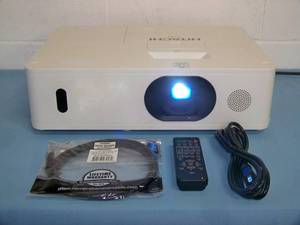 Hitachi CP-WU5505 WUXGA 5000-Lumen HD Home Theater LCD Projector  Projection System with Remote Control and HDMI Cable