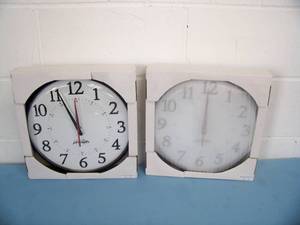 (2) PRIMEX 12 Wireless XR-Series Automatic Analog Time Clocks - NEW