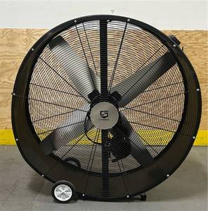 lot 12 image: Strongway 48in. Belt Drive Drum Fan, 20,600 CFM, 910 HP, 2 Speeds #4742845