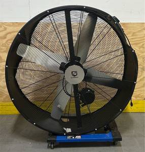 lot 13 image: Strongway 48in. Belt Drive Drum Fan, 20,600 CFM, 910 HP, 2 Speeds #4742845