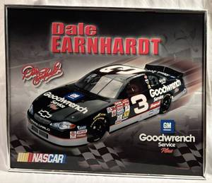 lot 6 image: Framed Dale Earnhardt Poster
