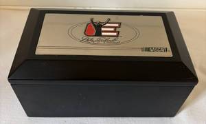 lot 15 image: Dale Earnhardt Sr. JewelryTrinket Box with Sports Cards and other items