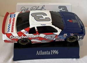 lot 16 image: 1996 Dale Earnhardt Atlanta 100 124 Scale Diecast Car Bank