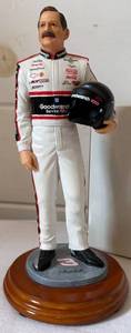 lot 30 image: Dale Earnhardt Sr. Figurine Holding Helmet