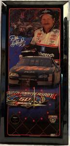 lot 48 image: Limited Edition Dale Earnhardt NASCAR 50th Anniversary Clock