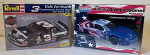 lot 56 image: Two Model Kits Dale Earnhardt Sr. Race Cars