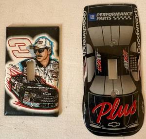 lot 72 image: Light Switch Plates Featuring Dale Earnhardt Sr.
