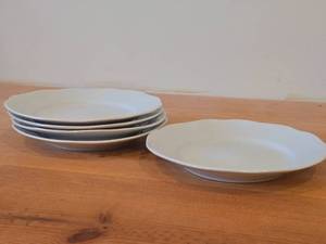 6 34 Salad Plates (x4) by Winterling Meissen (Bavaria Germany) with Dessert Plate