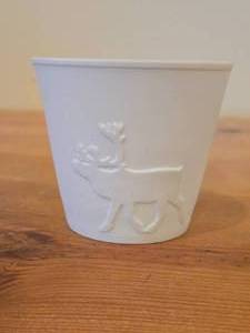 Porcelain Tea Light Candleholder by Porsgrund (Norway)