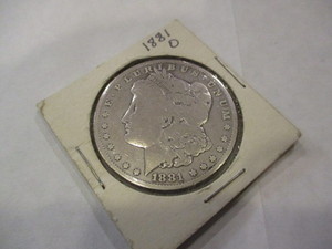 lot 23 image: 1881-O MORGAN SILVER DOLLAR COIN