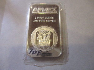 lot 61 image: APMEX SILVER ONE TROY OUNCE