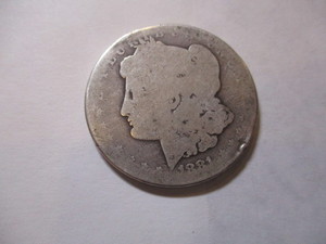 lot 83 image: 1881-O MORGAN SILVER DOLLAR COIN