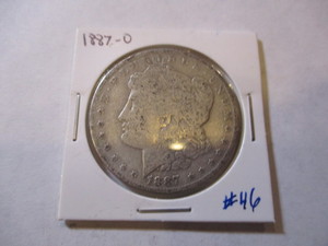 lot 87 image: 1887-O SILVER DOLLAR COIN