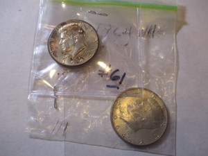 lot 118 image: 2 1964 EISENHOWER 12 DOLLARS