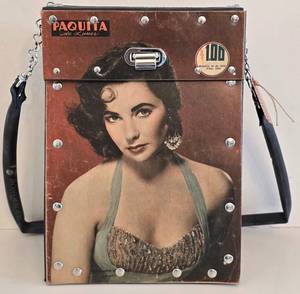 Paquita de Lunes Box Handbag - Vintage Love-Pat Revlon Ad (1956)