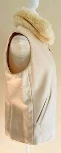 Loro Piana Storm System Vest - 46 - Cotton & Cashmere with Chinchilla Fur Collar