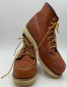 Red Wing Shoes Heritage Moc Toe Boots - Leather Brown, Womens Size 9.5