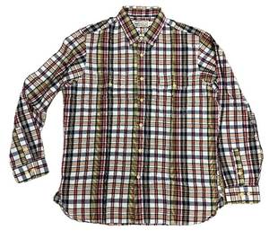 Guideboat Co. Indigo Bleeder Madras Shirt - XL - NEW