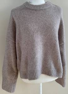 Abercrombie & Fitch Knit Sweater - Size M - Taupe