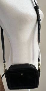 Madewell MA970 Crossbody Leather Bag - Black