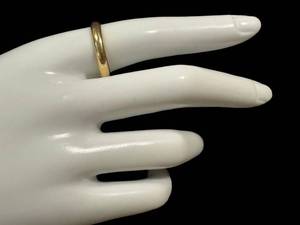 14K Gold Ring Size 9.75 - Plain Wedding Band