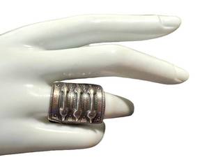 David Andersen Saga Ring Sterling Silver - Viking Replica, Size 7