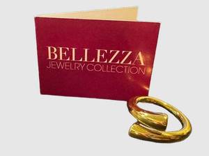 Bellezza Jewelry Collection Bronze Open Wrap Ring - 18K Gold Bath, Italian-Inspired
