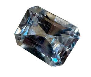 Emerald-Cut White Zircon 2.50 Carat Min - 9x7mm EC (Loose Gem)