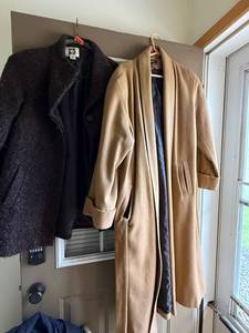 Anne Klein & Donnybrook Womens Coat Lot Textured Tan Size M 10