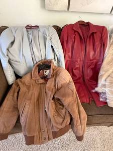 Womens Leather Fashion Jacket Lot 3 Apt 9 Katherine Kelly Paris Club