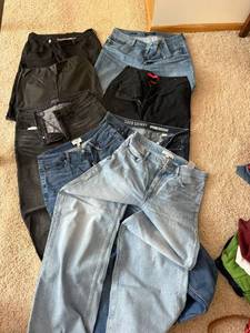 Womens Jeans Pants Lot 8 Pc Banana Republic DKNY Talbots NYDJ