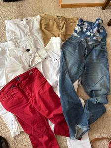 Womens Pants Lot NYDJ Lauren Jeans Co Gloria Vanderbilt Mixed Sizes