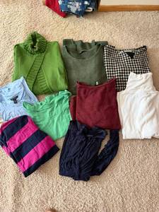 Womens Sweater & Top Lot of 8 George NY & Co Jones New York