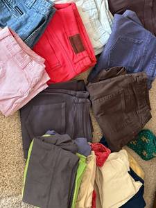 Womens Clothing Lot Pants Jeans Leggings Mixed Brands Assorted Sizes