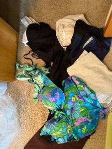 Assorted Womens Swimwear Lot Bikini Tops One-Piece Cover-Up Mixed Pieces