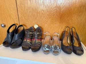 Womens Dress Heels Shoe Lot ALDO Guess J Renee 4 Pairs Mixed Sizes
