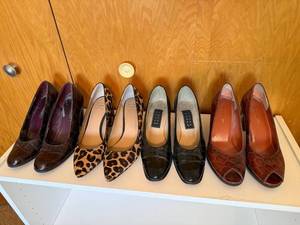 Womens Heels Shoe Lot 4 Pairs Nine West INC Nuova Donna Mixed Styles
