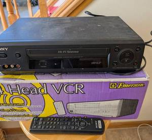 Sony Slv-n500 Hi-Fi Stereo Vcr With Remote